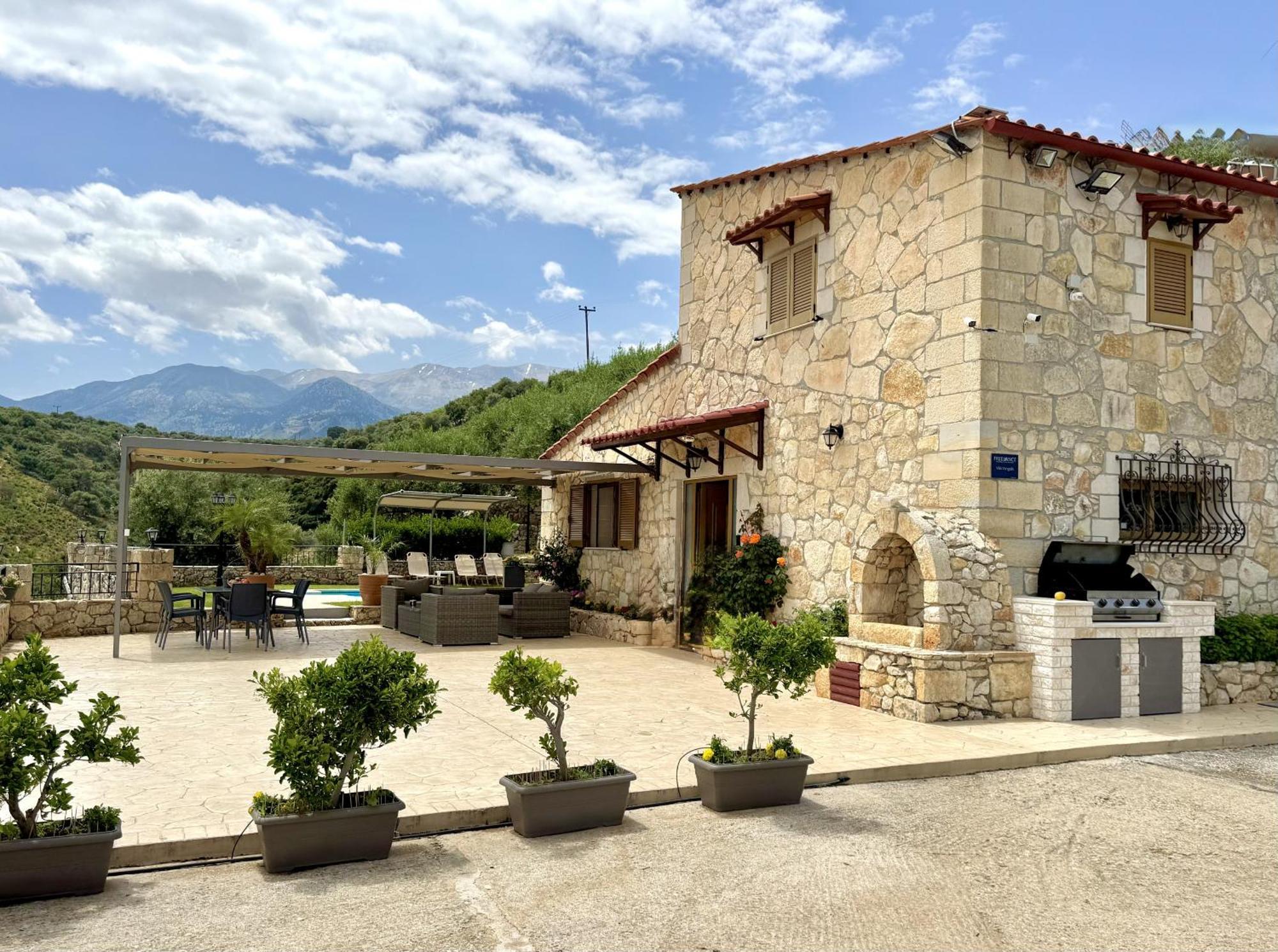 Villa Vangelis Stylos Crete Samonas ภายนอก รูปภาพ